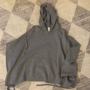 Lululemon Athletica Gray Hooded Top